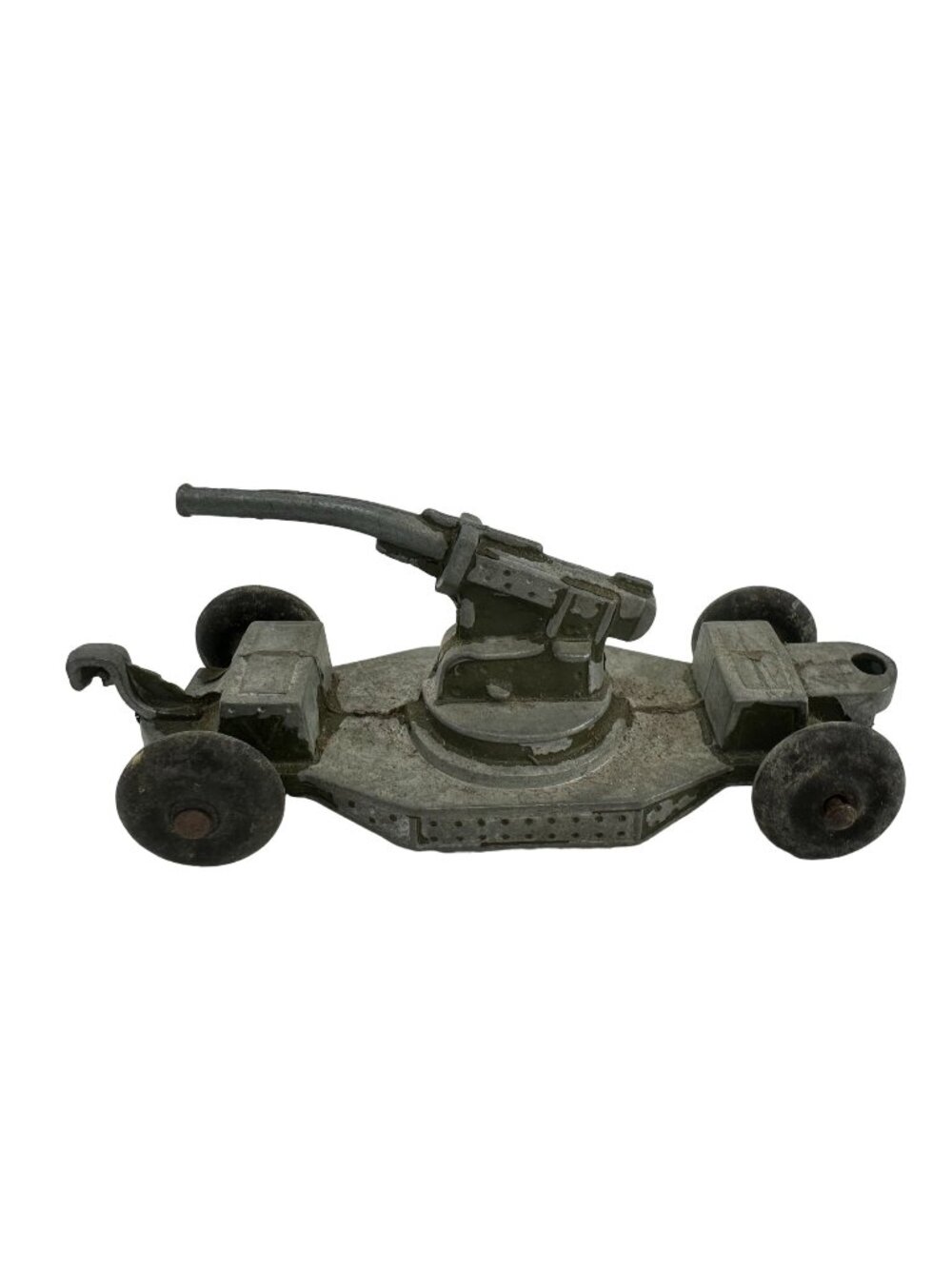 Tootsietoy Anti Aircraft Gun on Trailer
